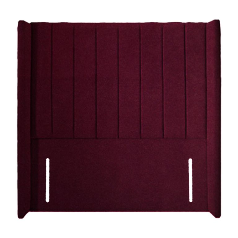 Poppy Floor Standing Headboard - Wine - Fabric - Sizes Available