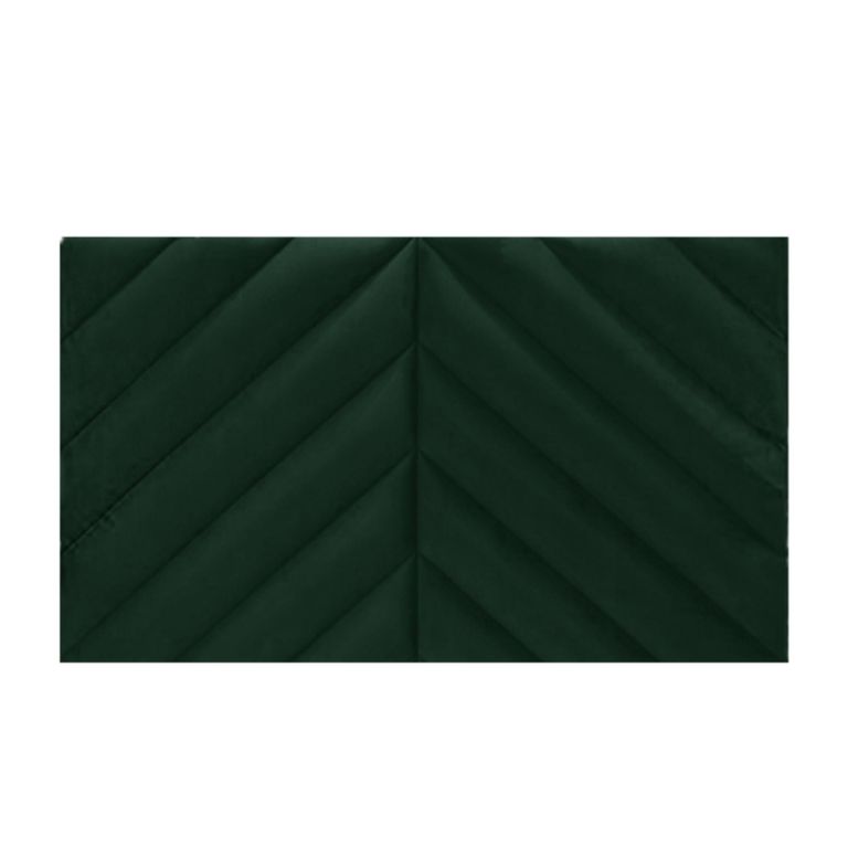 Rose Headboard - Bottle Green - Fabric - Sizes Available