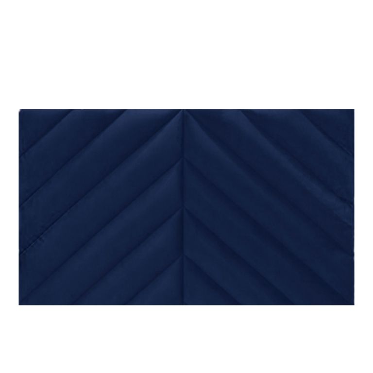 Rose Headboard - Royal Blue - Fabric - Sizes Available