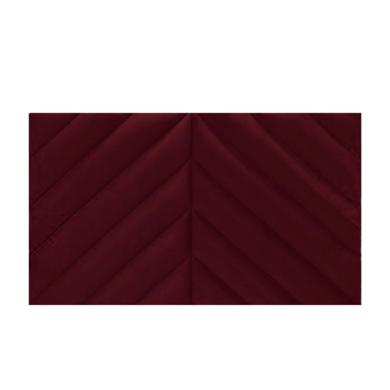 Rose Headboard - Wine - Fabric - Sizes Available