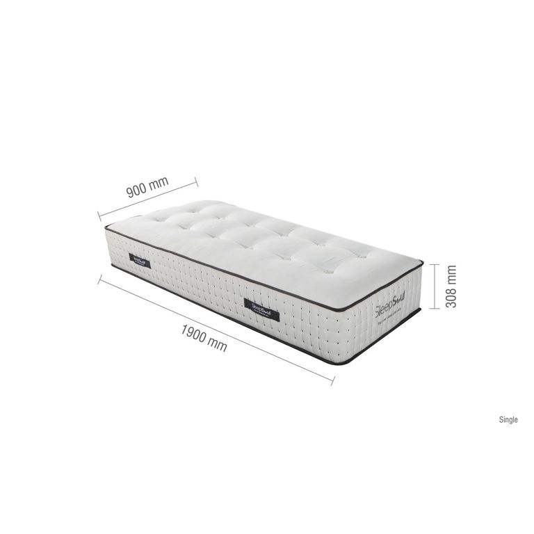 Sleepsoul Harmony Hybrid Mattress - 1000 Pocket Sprung - Sizes Available