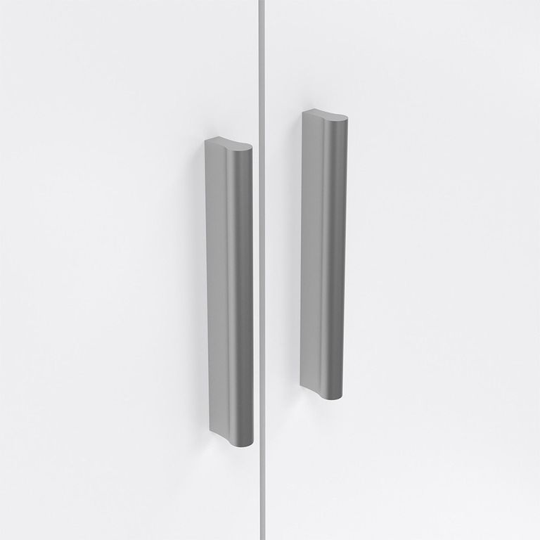 Pepe Wardrobe - 3 Door - Oak and White Gloss