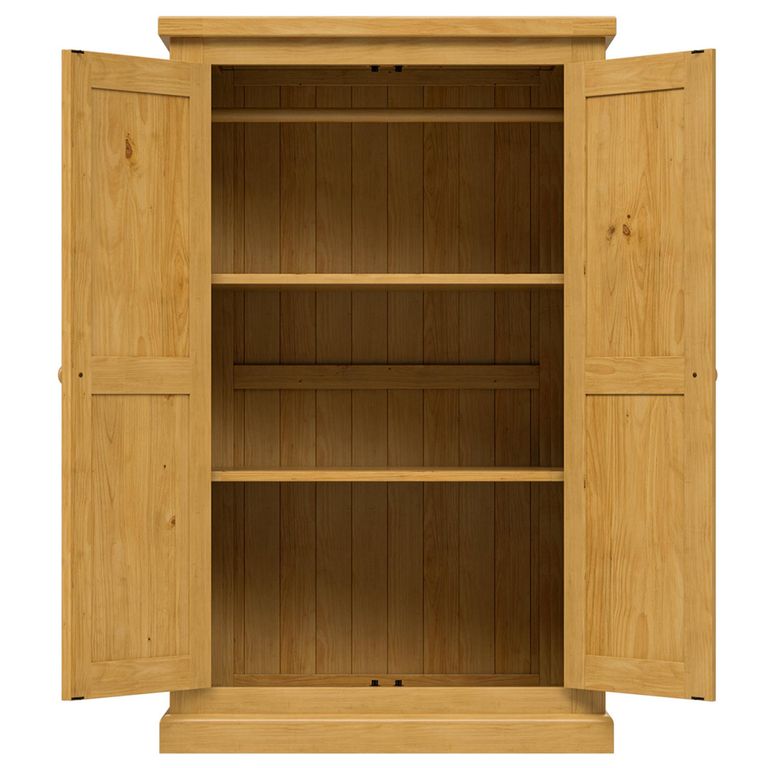 Churchill Wardrobe - 2 Door - Kids - Waxed Pine
