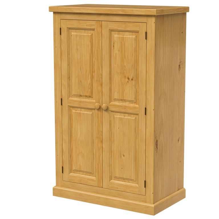 Churchill Wardrobe - 2 Door - Kids - Waxed Pine