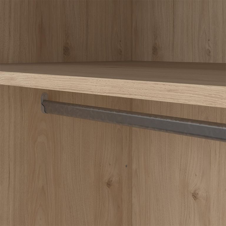 Barcelona Wardrobe - 3 Door - Jackson Hickory Oak