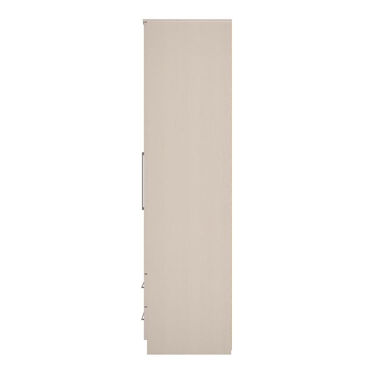 York Wardrobe - 2 Door - 2 Drawer - Tall - Cashmere Ash