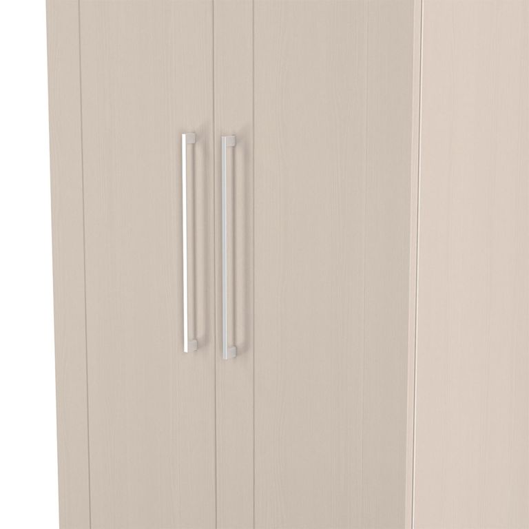 York Wardrobe - 2 Door - Plain - Tall - Cashmere