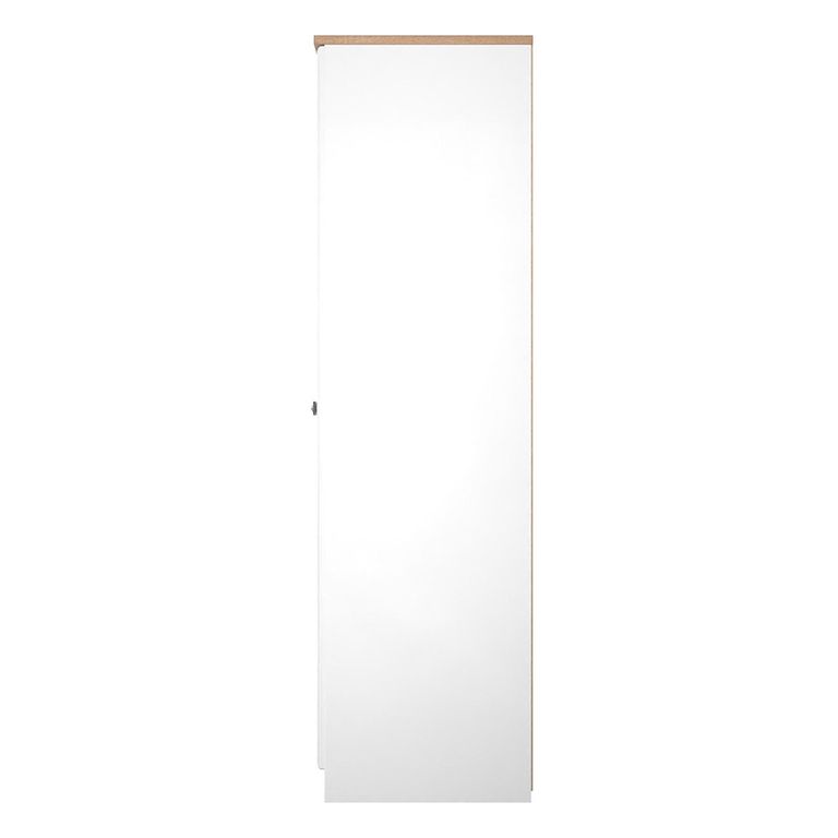 Norfolk Wardrobe - 2 Door - Plain - White and Oak