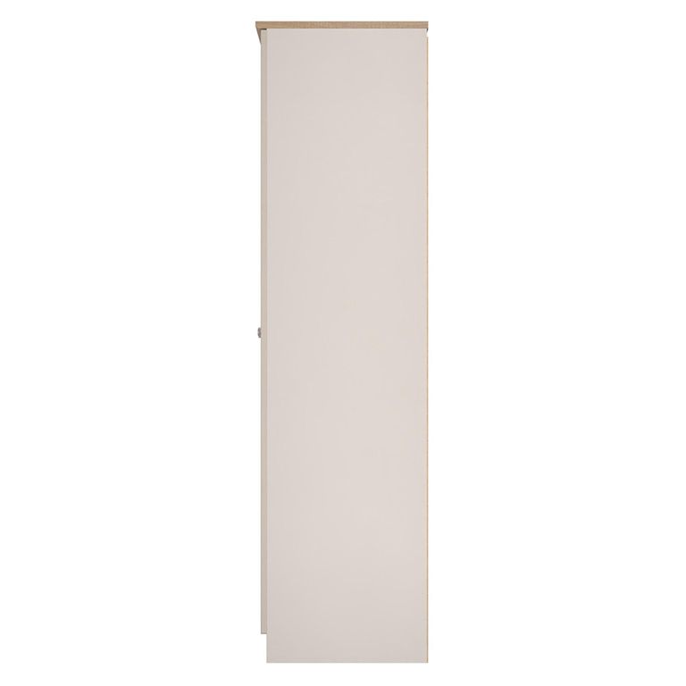 Sussex Wardrobe - 2 Door - Plain - Tall - Cashmere and Oak