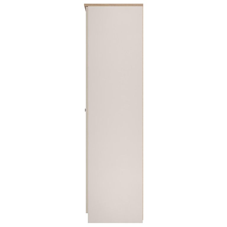 Sussex Wardrobe - 3 Door - 1 Mirror - Tall - Triple - Cashmere and Oak