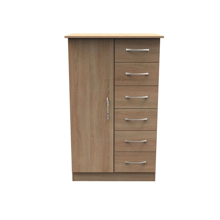 Avon Wardrobe - 1 Door - Midi - Oak