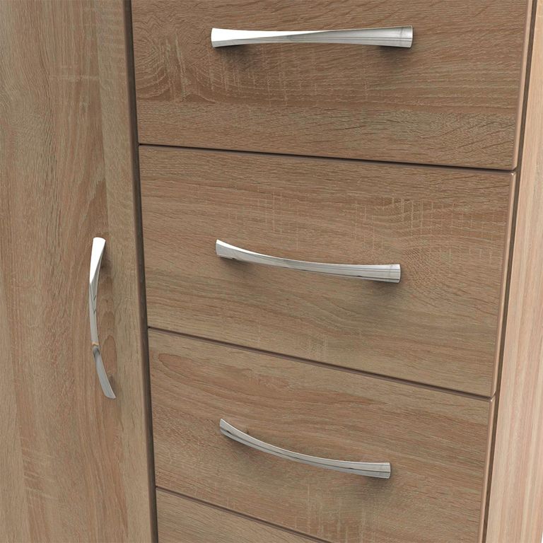 Avon Wardrobe - 1 Door - Midi - Oak