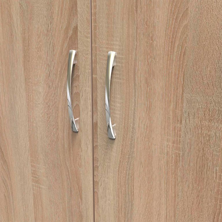 Avon Wardrobe - 2 Door - 2 Drawers - Double - H 1825cm - Oak
