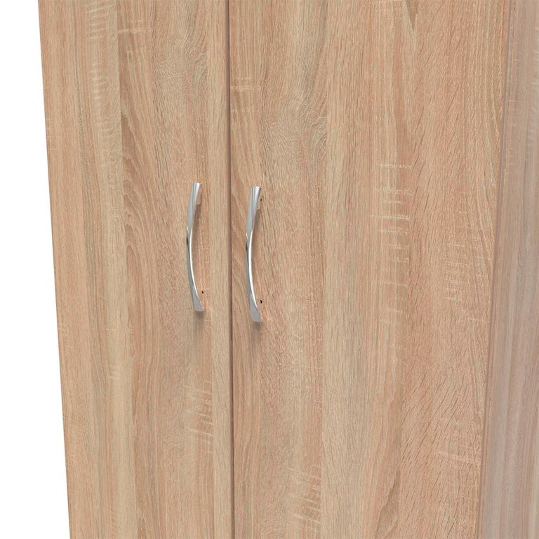 Avon Wardrobe - 2 Door - 2 Drawers - Double - Oak