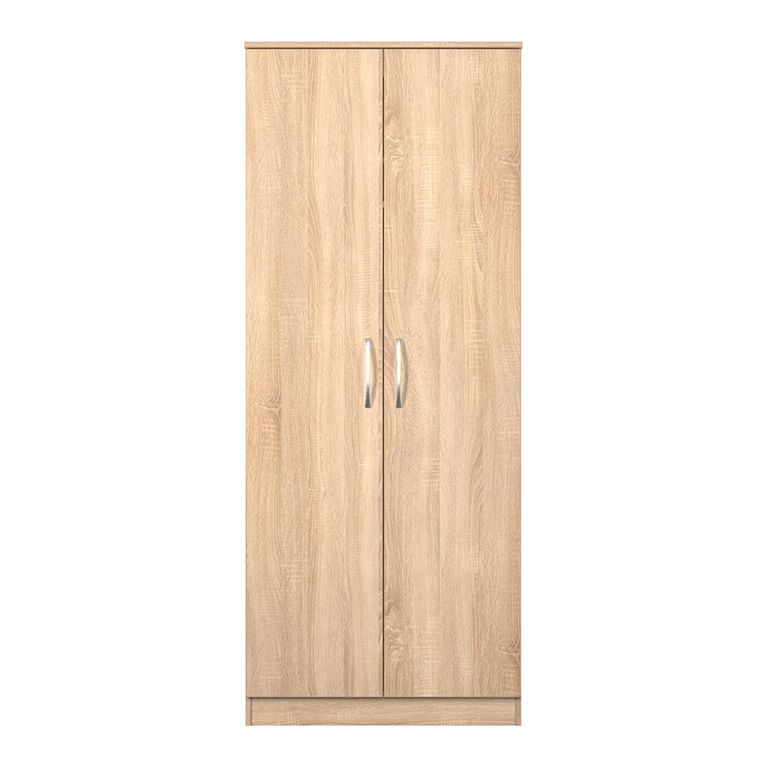 Avon Wardrobe - 2 Door - Plain - Oak