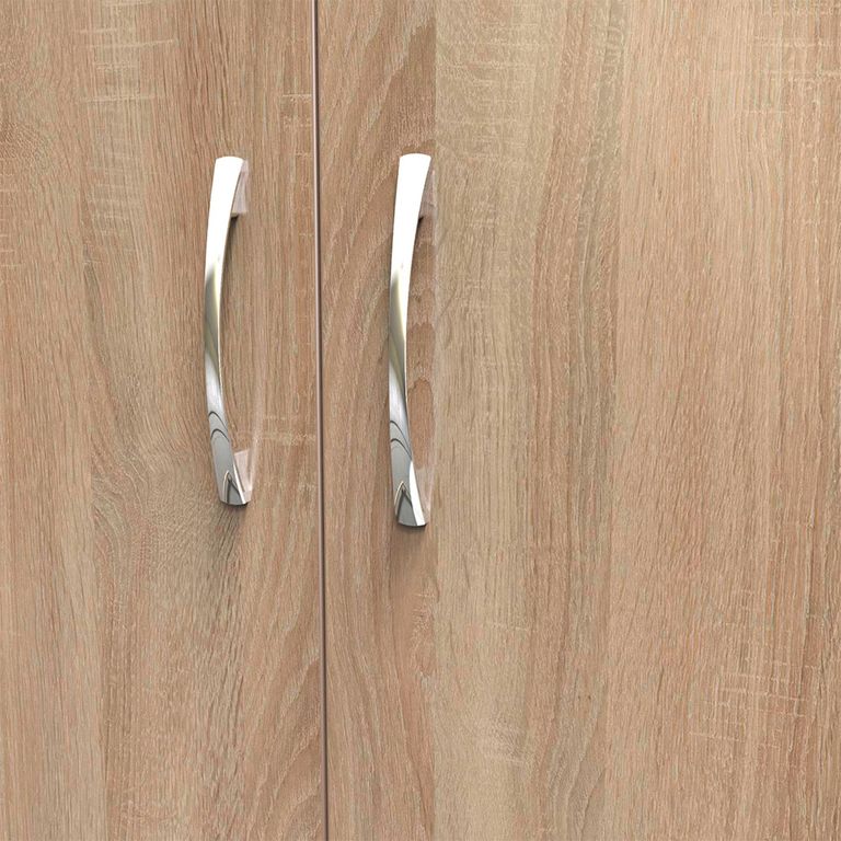 Avon Wardrobe - 2 Door - RHF 3 Drawers - Oak