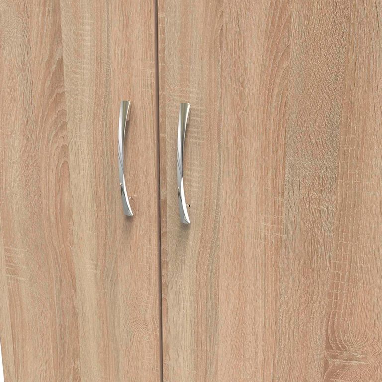 Avon Wardrobe - 3 Door - Triple - 4 Drawers - Oak