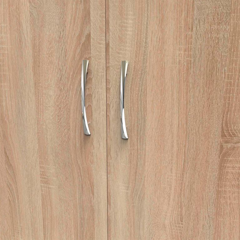 Avon Wardrobe - 3 Door - Triple - with RHF 2 Drawers - Oak