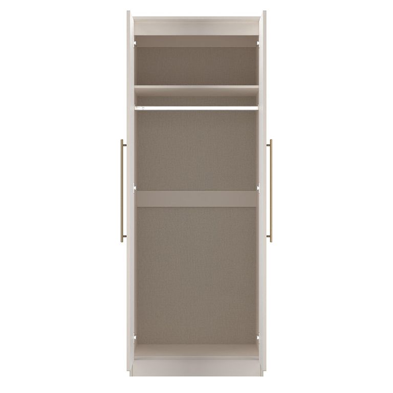 Haworth Wardrobe - 2 Door - Plain - Tall - Cashmere