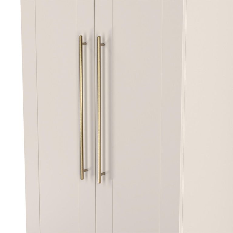 Haworth Wardrobe - 2 Door - Plain - Tall - Cashmere