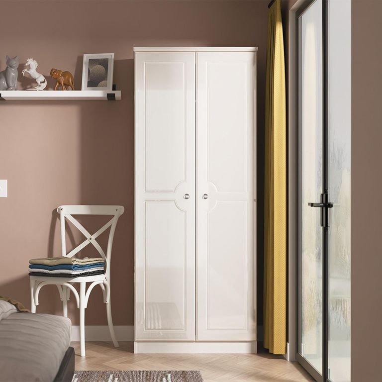 Balmoral Wardrobe - 2 Door - Plain - Cashmere