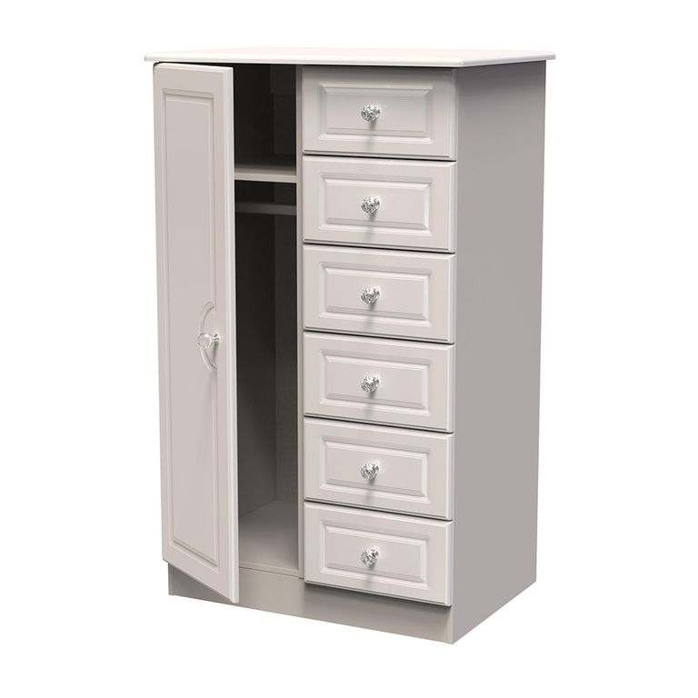 Balmoral Wardrobe - 1 Door - Midi - Cashmere