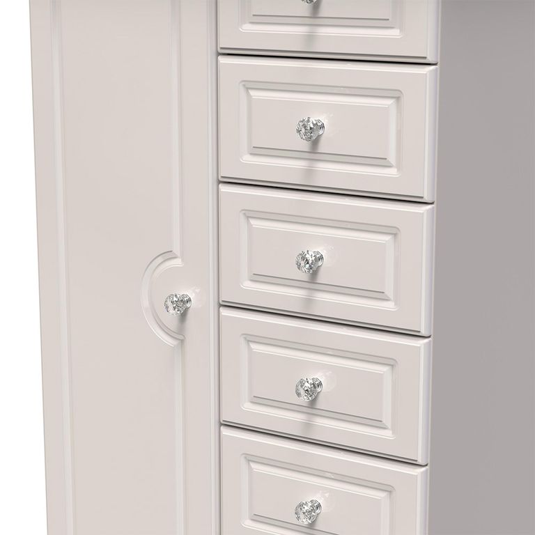 Balmoral Wardrobe - 1 Door - Midi - Cashmere