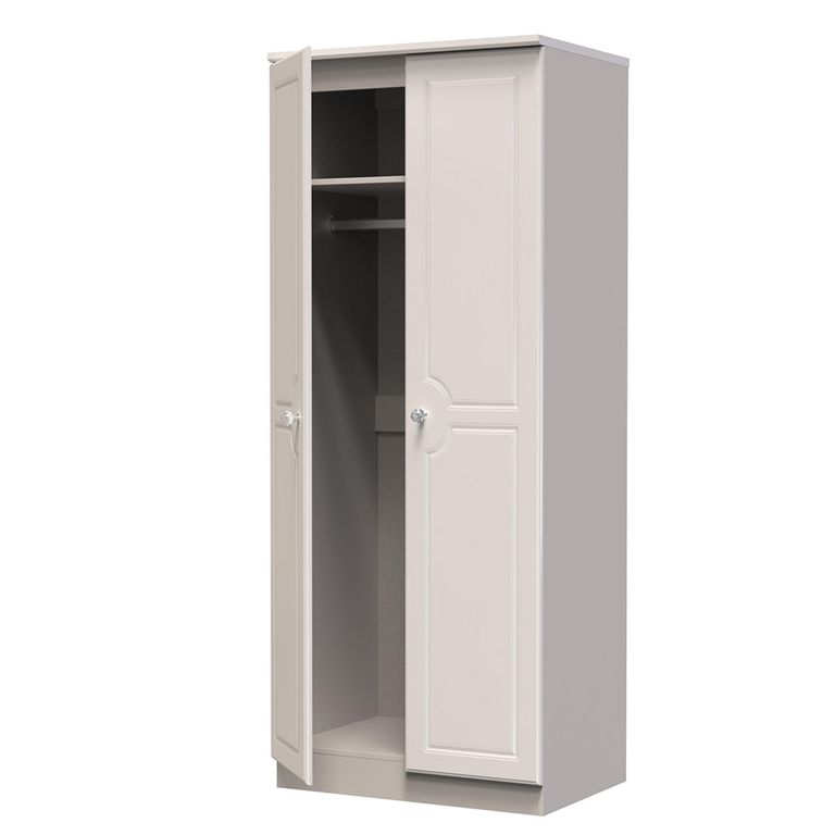 Balmoral Wardrobe - 2 Door - Plain - Cashmere