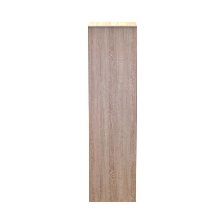 Diamond Plain Tall Wardrobe - 2 Door - Oak