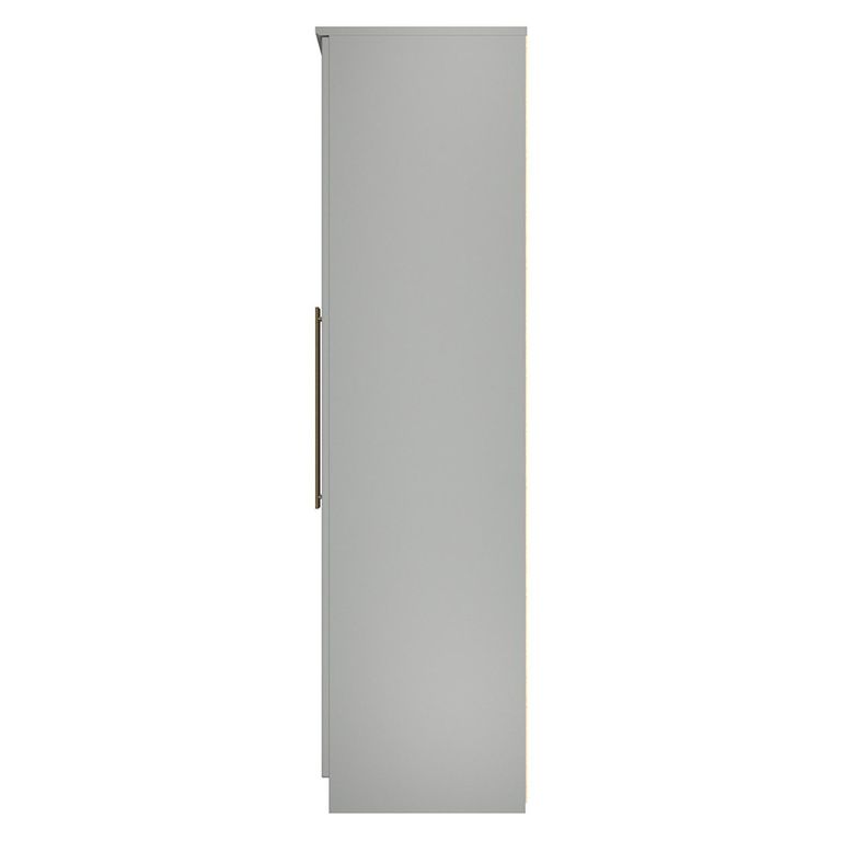 Haworth Wardrobe - 2 Door - Plain - Tall - Grey