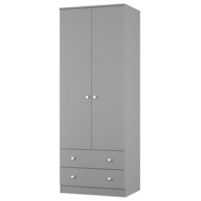 Yarmouth Wardrobe - 2 Door - 2 Drawer - Dusk Grey