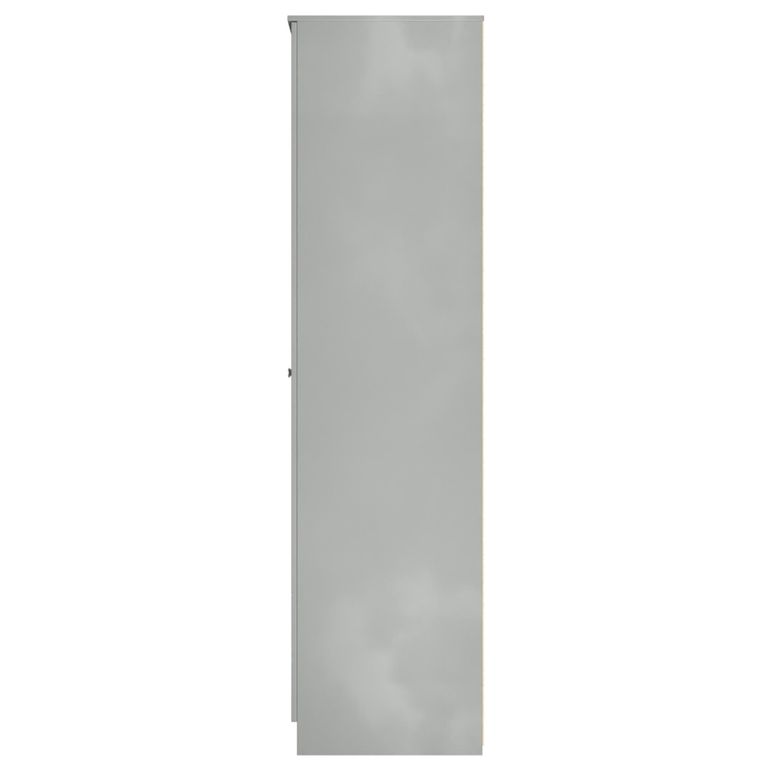 Yarmouth Wardrobe - 3 Door - 2 Drawer - Dusk Grey