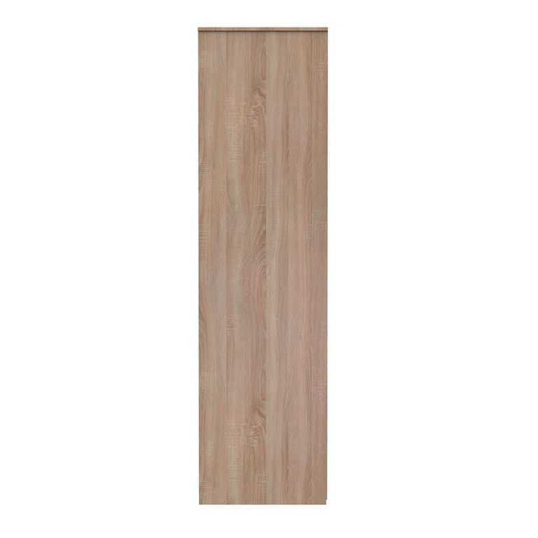 Monaco Wardrobe - 2 Door - 2 Drawer - Tall - White Matt and Oak