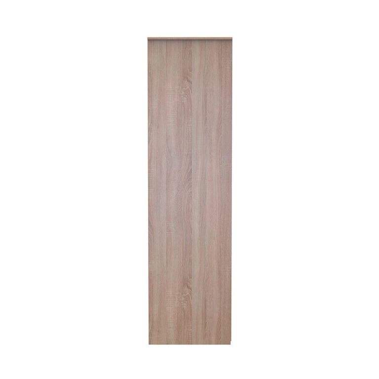 Monaco Wardrobe - 2 Door - Plain - Tall - White Matt and Oak