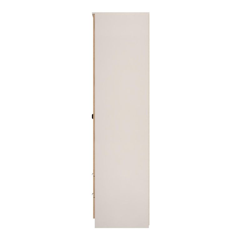 Bora Wardrobe - 2 Door - 2 Drawer - Gold Craft Oak and Kashmir Matt