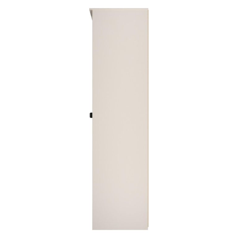 Bora Double Wardrobe - 1 Door - Open Shelf - Kashmir Matt