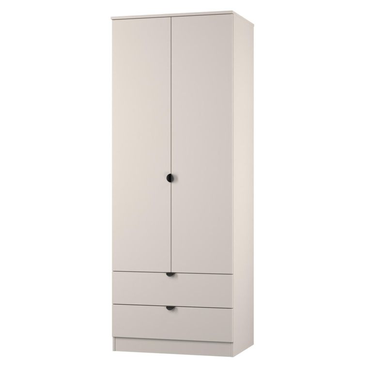 Bora Wardrobe - 2 Door - 2 Drawer - Kashmir Matt