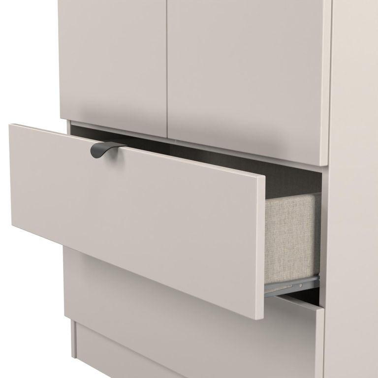 Bora Wardrobe - 2 Door - 2 Drawer - Kashmir Matt