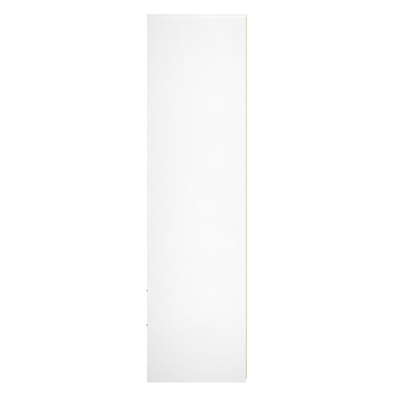 Fluted Wardrobe - 2 Door - 2 Drawer - White Matt