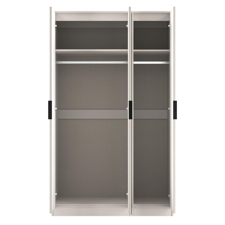 Fluted Wardrobe - 3 Door - Triple - Kashmir Matt