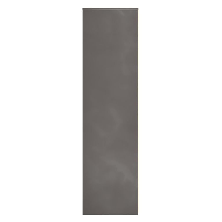 Fluted Wardrobe - 2 Door - Graphite