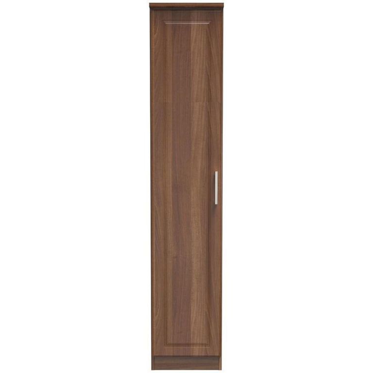 Clearance - Gina Wardrobe - 1 Door - Single - Walnut - FSS17364
