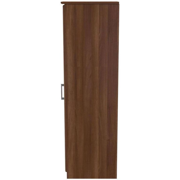 Clearance - Gina Wardrobe - 1 Door - Single - Walnut - FSS17364