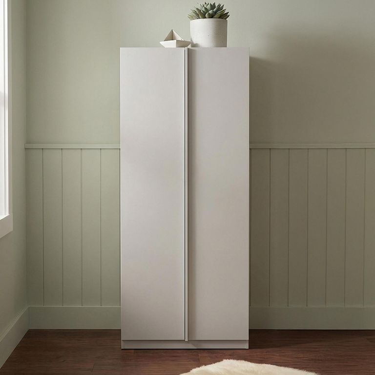 Albion Wardrobe - 2 Door - Stone Grey