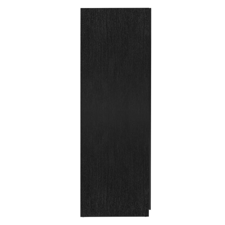 Luna Wardrobe - 2 Door - Black - Wood
