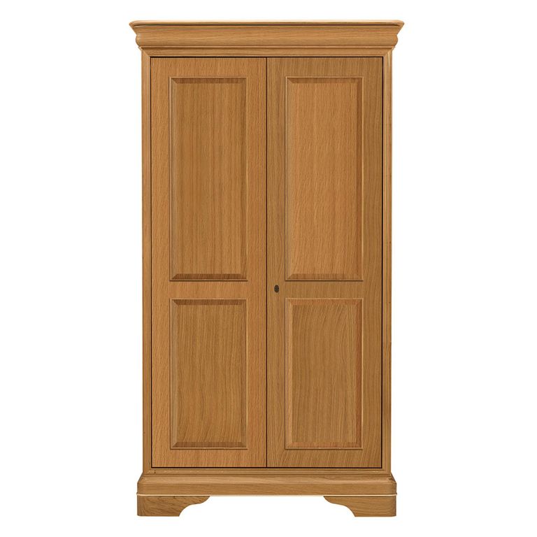 Bordeaux Wardrobe - 2 Door - Natural - Oak