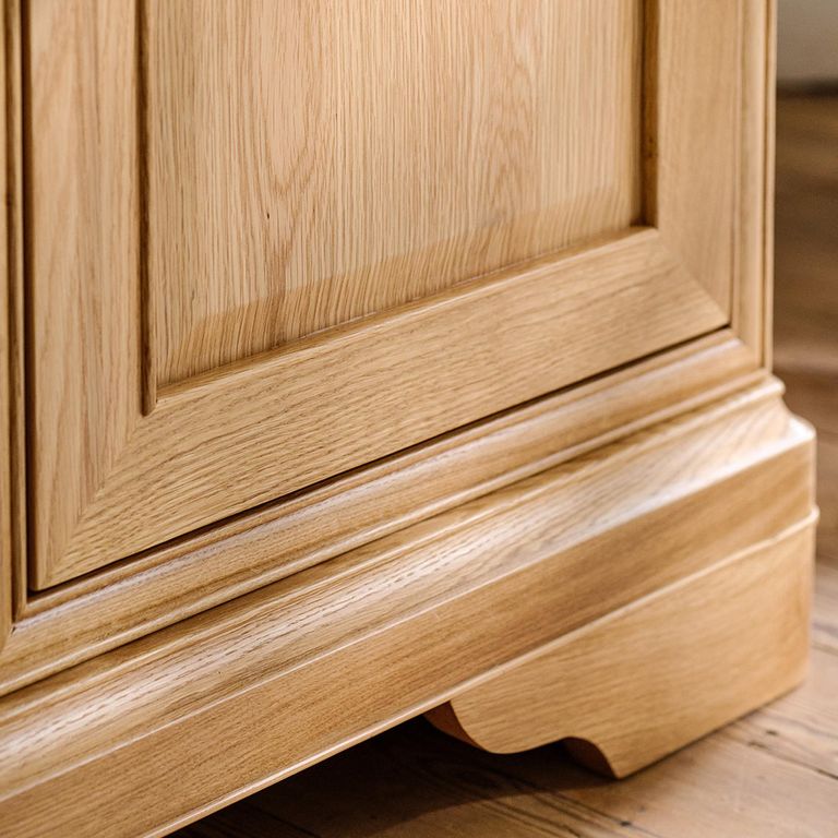 Bordeaux Wardrobe - 2 Door - Natural - Oak