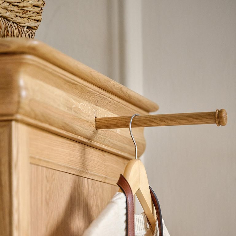 Bordeaux Wardrobe - 3 Door - 3 Drawer - Natural - Oak