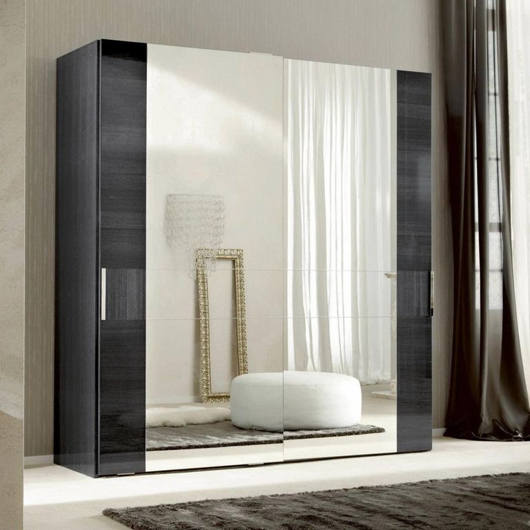 Montecarlo Sliding Wardrobe - 2 Door - Grey Koto High Gloss