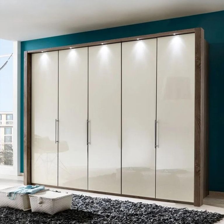 Loft Bi-Fold Panorama Glass Door Wardrobe - Sizes Available